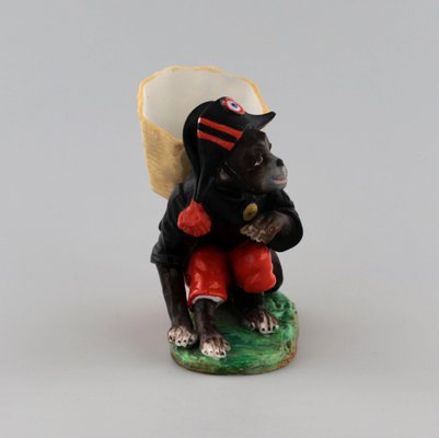 Porcelain Pencil Holder Monkey in the Shape of Napoleon-WMV-1127606