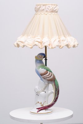 Porcelain Pheasant Table Lamp, Germany, 1950s-GCG-1325718