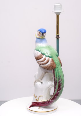 Porcelain Pheasant Table Lamp, Germany, 1950s-GCG-1325718