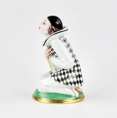 Porcelain Pierrot Figurine from Hackefors-WMV-1127290