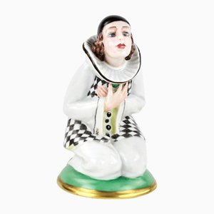 Porcelain Pierrot Figurine from Hackefors-WMV-1127290