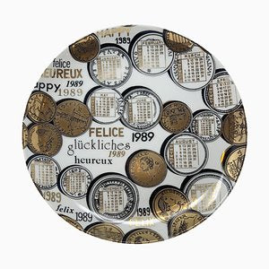 Porcelain Plate Calendar by Piero Fornasetti, 1989-FGA-923674