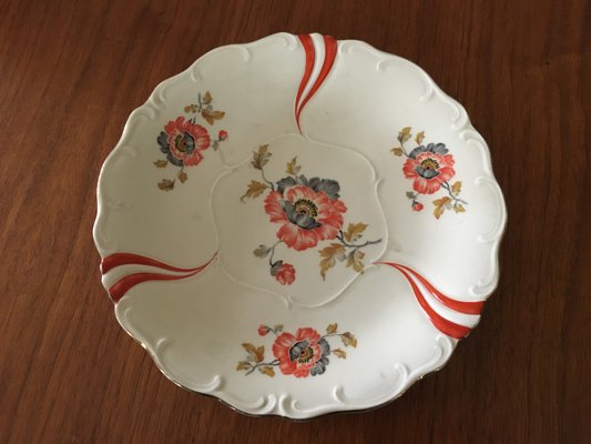 Porcelain Plate from Steinmann Tiefenfurt, 1920s-WQQ-659995