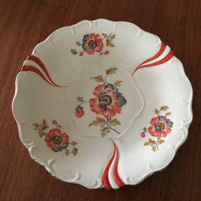 Porcelain Plate from Steinmann Tiefenfurt, 1920s-WQQ-659995