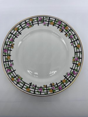 Porcelain Plates Art Deco Chabrol and Poirier, Set of 12-AVC-1298559