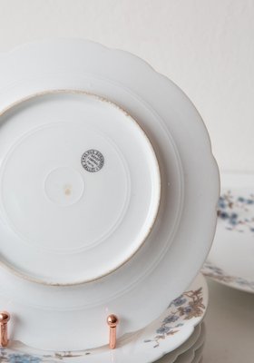 Porcelain Plates by E. Gallée, Paris, France, 1900s, Set of 8-JWI-1783502