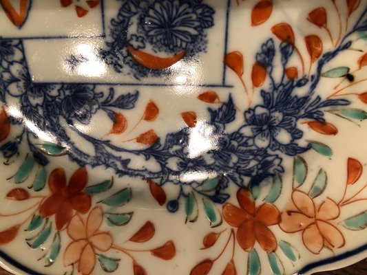 Porcelain Plates in the style of Imari, Set of 2-QJM-824450