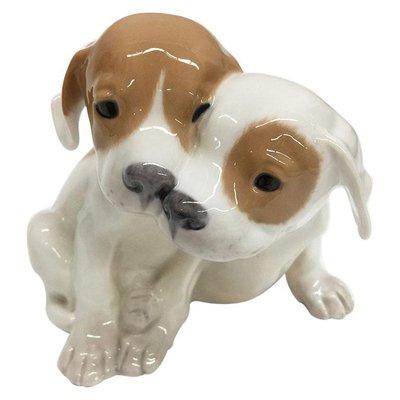 Porcelain Pointer Puppies Figurine from Royal Copenhagen Denmark, 1889-1922-UCH-1224606