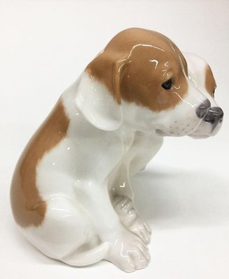 Porcelain Pointer Puppies Figurine from Royal Copenhagen Denmark, 1889-1922-UCH-1224606