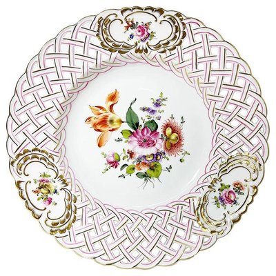 Porcelain Printemps Wall Decoration Plate from Herend Hungary-UCH-1224402