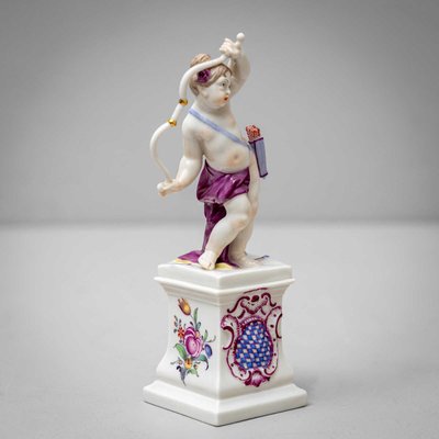 Porcelain Putti of Diana and Hermes from Nymphenburg, Early 20th Century, Set of 2-VEI-2022786