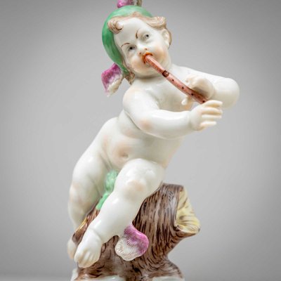 Porcelain Putti of Diana and Hermes from Nymphenburg, Early 20th Century, Set of 2-VEI-2022786