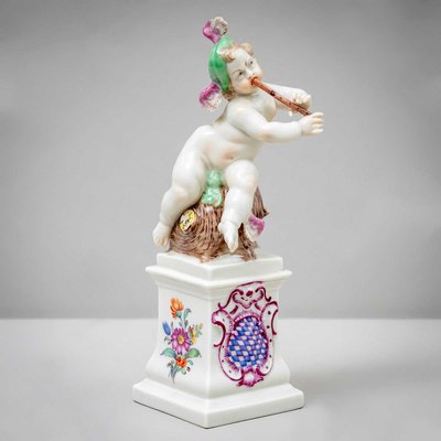 Porcelain Putti of Diana and Hermes from Nymphenburg, Early 20th Century, Set of 2-VEI-2022786