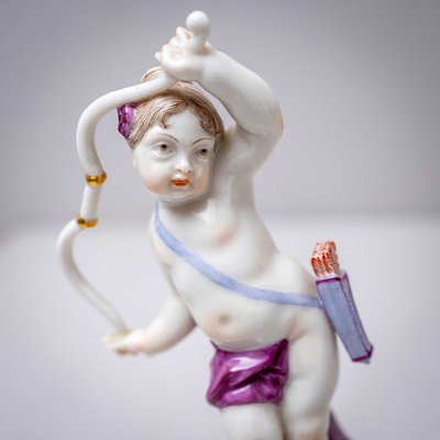 Porcelain Putti of Diana and Hermes from Nymphenburg, Early 20th Century, Set of 2-VEI-2022786