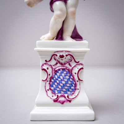 Porcelain Putti of Diana and Hermes from Nymphenburg, Early 20th Century, Set of 2-VEI-2022786