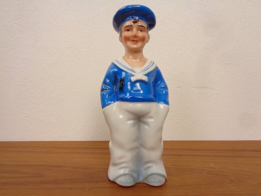 Porcelain Sailor Rum Bottle from Lehment, Germany, 1950s-RDW-1816557