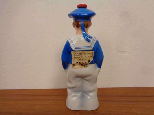 Porcelain Sailor Rum Bottle from Lehment, Germany, 1950s-RDW-1816557