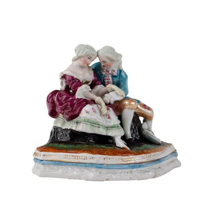 Porcelain Scene Inkwell the Paris, 1860s-VMM-2033295