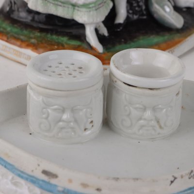 Porcelain Scene Inkwell the Paris, 1860s-VMM-2033295