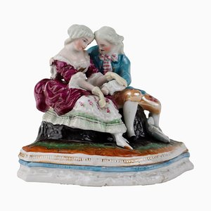 Porcelain Scene Inkwell the Paris, 1860s-VMM-2033295