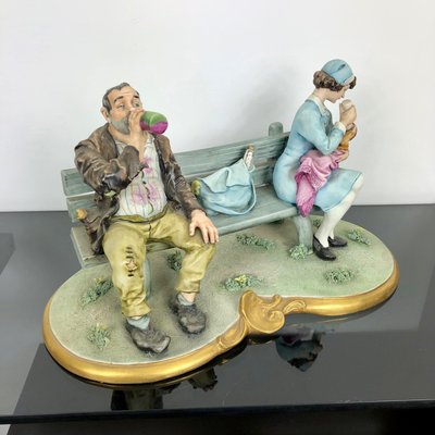 Porcelain Sculpture by Capodimonte for De Palmas, Italy-LYQ-1171757