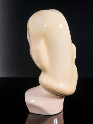 Porcelain Sculpture Lady by Antonio Ronzan, 1940s-OJE-2028719