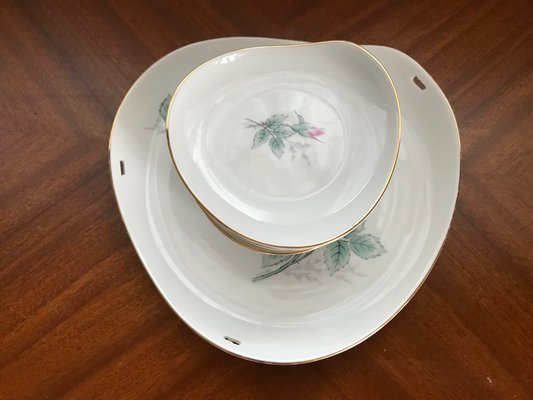 Porcelain Set from Hertel-Jacob Bavaria, 1940s, Set of 6-WQQ-1719121