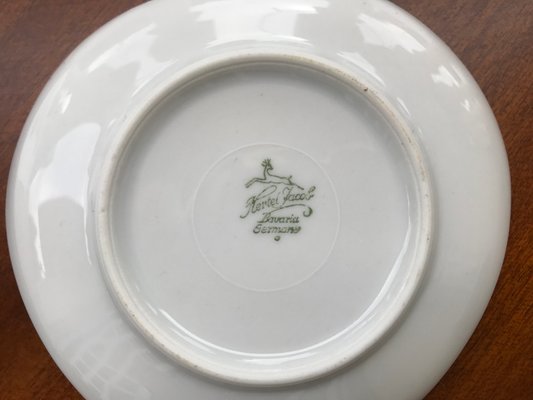 Porcelain Set from Hertel-Jacob Bavaria, 1940s, Set of 6-WQQ-1719121