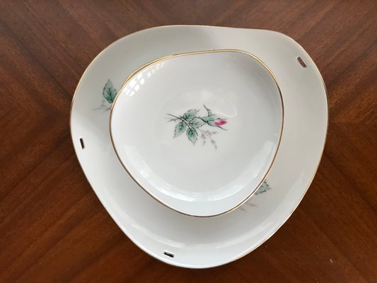 Porcelain Set from Hertel-Jacob Bavaria, 1940s, Set of 6-WQQ-1719121