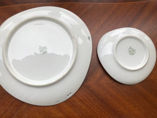 Porcelain Set from Hertel-Jacob Bavaria, 1940s, Set of 6-WQQ-1719121