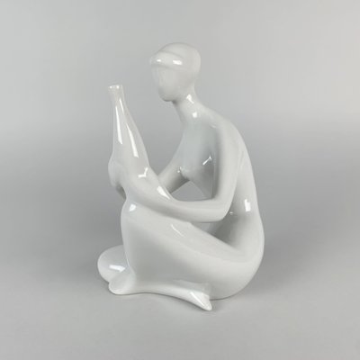 Porcelain Statue by Jitka Forejtova for Royal Dux, Czechoslovakia, 1960s-TZ-780147