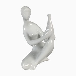 Porcelain Statue by Jitka Forejtova for Royal Dux, Czechoslovakia, 1960s-TZ-780147