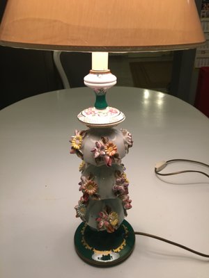 Porcelain Table Lamp, 1980s-WQQ-775387