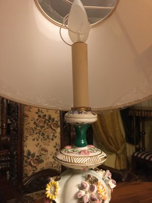 Porcelain Table Lamp, 1980s-WQQ-775387