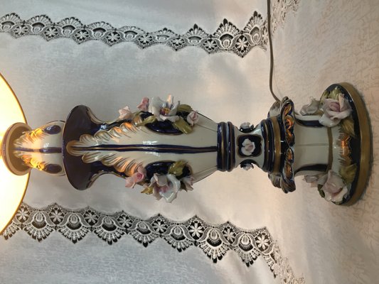 Porcelain Table Lamp, 1980s-WQQ-771705