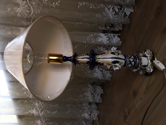 Porcelain Table Lamp, 1980s-WQQ-771705