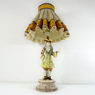 Porcelain Table Lamp from Bassano, 1960s-RY-553564