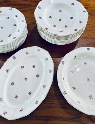 Porcelain Tableware from Sarreguemines, France, 1960s, Set of 48-HDF-1720914