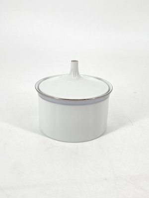 Porcelain Tableware Service Friedrichstrasse 4042 with Platinum Rim by Hans Theo Baumann for Rosenthal, Germany, 1970, Set of 40-CZ-2023646