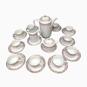 Porcelain Tea / Coffee Service for 10 People, 1911-1927, Set of 25-WQQ-895643