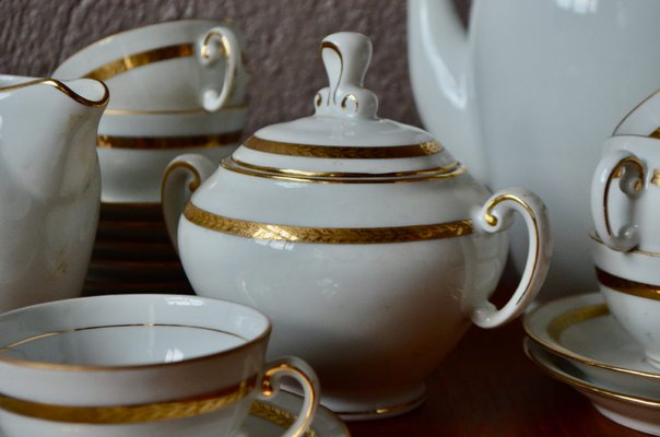 Porcelain Tea Service from JV Limoges, 1960s, Set of 19-AIU-1388883