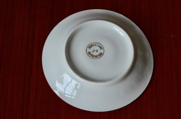 Porcelain Tea Service from JV Limoges, 1960s, Set of 19-AIU-1388883