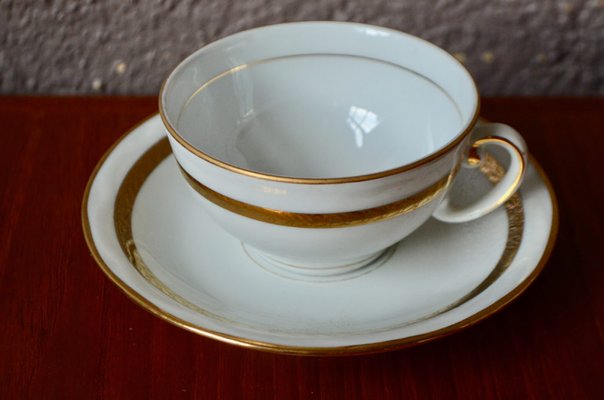 Porcelain Tea Service from JV Limoges, 1960s, Set of 19-AIU-1388883