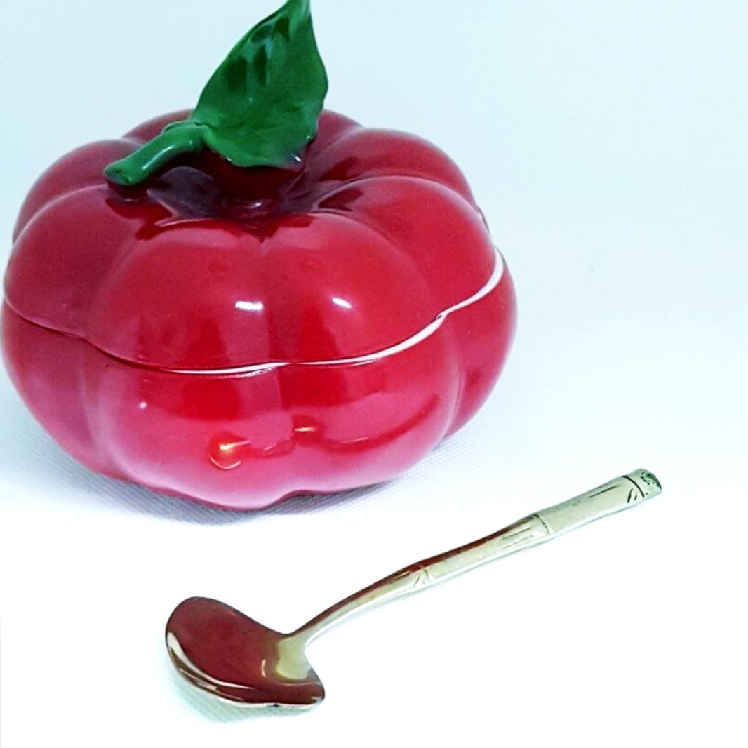 Porcelain Tomato Relish Pot by Gerold Porzellan, 1940s