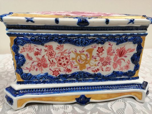 Porcelain Trinket Box, 1950s-OEC-547533