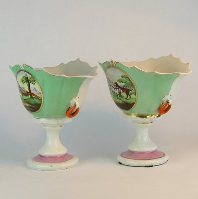 Porcelain Vases, 1920s, Set of 2-NE-683579