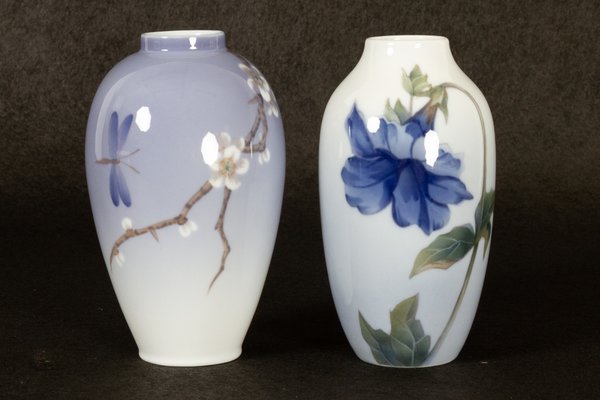 Porcelain Vases from Royal Copenhagen, 1961, Set of 2-WIX-570854