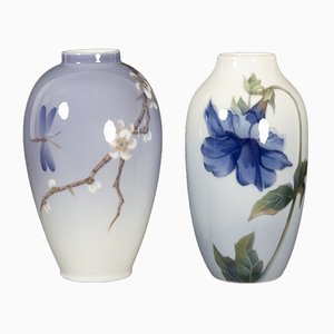 Porcelain Vases from Royal Copenhagen, 1961, Set of 2-WIX-570854