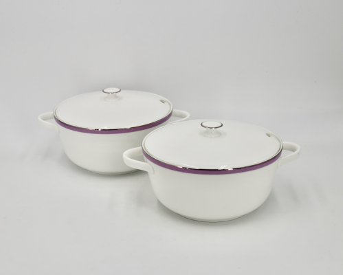 Porcelain Vegetable Dishes from Cape Eden Roc Hotel, Set of 2-EIA-1794738