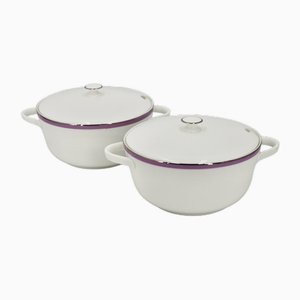 Porcelain Vegetable Dishes from Cape Eden Roc Hotel, Set of 2-EIA-1794738